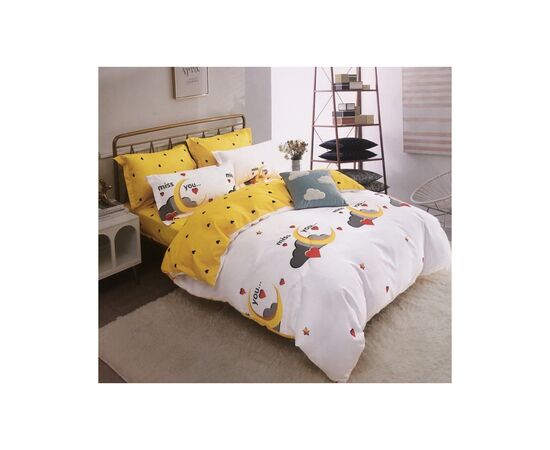 Постельное белье ШЕМ Royal Satin месяц подростковый 150 х 215 (1,5 RS Kids_місяць)