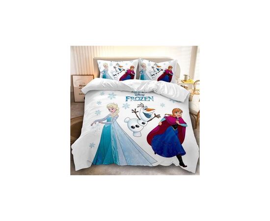 Постельное белье ШЕМ Royal Satin Frozen подростковый 150 х 215 (1,5 RS Kids_Frozen)
