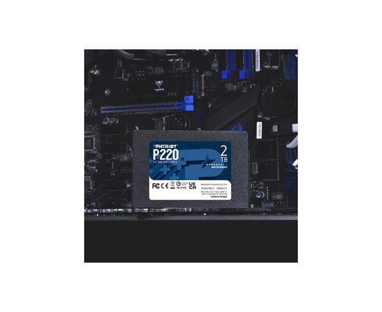 Накопитель SSD 2.5" 2TB P220 Patriot (P220S2TB25), изображение 5 Накопитель SSD 2.5" 2TB P220 Patriot (P220S2TB25), изображение 5