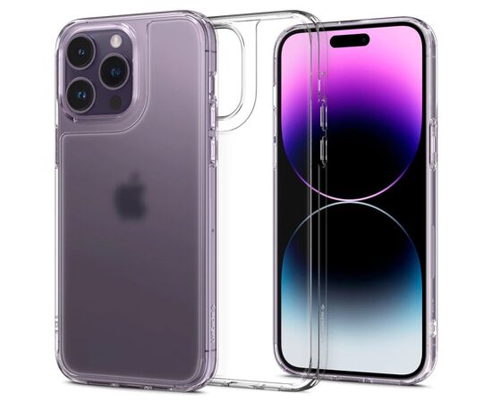 Чехол для мобильного телефона Spigen Apple iPhone 14 Pro Quartz Hybrid, Matte Clear (ACS04975), изображение 2 Чехол для мобильного телефона Spigen Apple iPhone 14 Pro Quartz Hybrid, Matte Clear (ACS04975), изображение 2