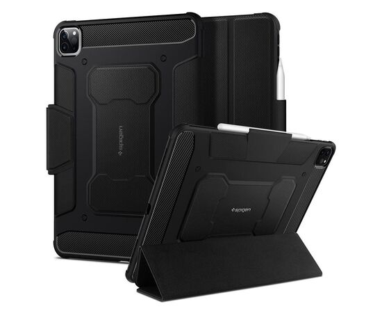 Чохол до планшета Spigen Apple iPad Pro 11"(2022/2021/2020/2018) Rugged Armor Pro, Black (ACS01024), зображення 9 Чохол до планшета Spigen Apple iPad Pro 11"(2022/2021/2020/2018) Rugged Armor Pro, Black (ACS01024), зображення 9
