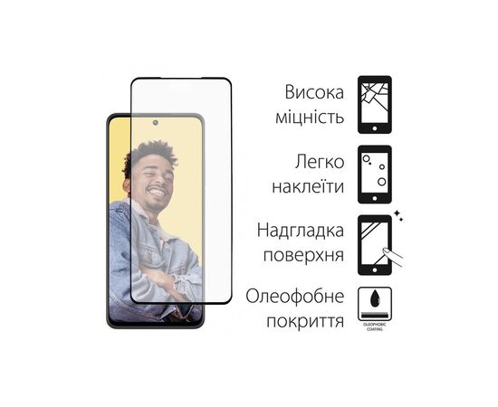 Стекло защитное Dengos Full Glue Realme C55 (black) (TGFG-283), изображение 2 Стекло защитное Dengos Full Glue Realme C55 (black) (TGFG-283), изображение 2
