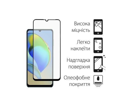 Стекло защитное Dengos Full Glue ZTE Blade V40 Vita (black) (TGFG-285), изображение 2 Стекло защитное Dengos Full Glue ZTE Blade V40 Vita (black) (TGFG-285), изображение 2