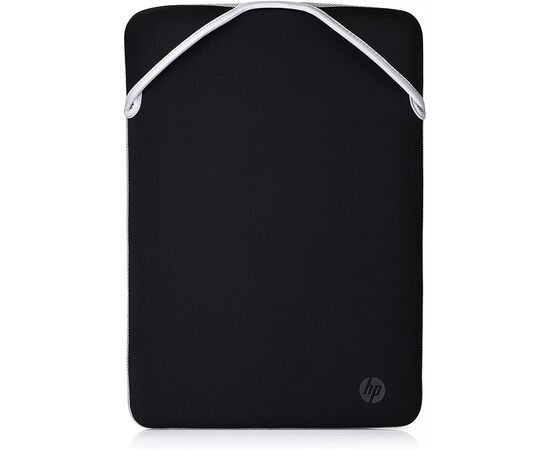 Чехол для ноутбука HP 15.6" Reversible Protective Blk/Slv Sleeve (2F2K5AA), изображение 3 Чехол для ноутбука HP 15.6" Reversible Protective Blk/Slv Sleeve (2F2K5AA), изображение 3