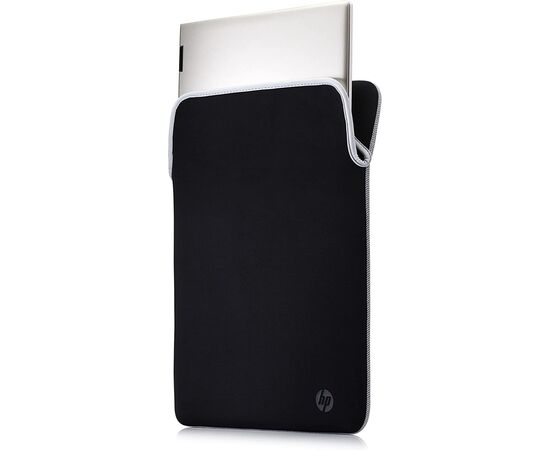Чехол для ноутбука HP 15.6" Reversible Protective Blk/Slv Sleeve (2F2K5AA), изображение 4 Чехол для ноутбука HP 15.6" Reversible Protective Blk/Slv Sleeve (2F2K5AA), изображение 4