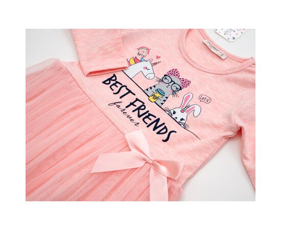 Платье POP FASHION BEST FRENDS (6796-128G-peach), изображение 3 Платье POP FASHION BEST FRENDS (6796-128G-peach), изображение 3