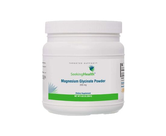 Минералы Seeking Health Магний глицинат в порошке, 200 мг, Magnesium Glycinate Powder, 250 гр (SKH52169)