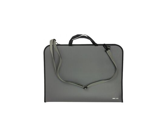 Папка - портфель Cool For School А3 пластиковый на молнии, серый (CF30006)