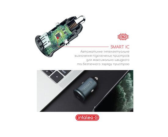 Зарядний пристрій Intaleo CCG482 (2USB4,8A) (1283126521553), зображення 6 Зарядний пристрій Intaleo CCG482 (2USB4,8A) (1283126521553), зображення 6