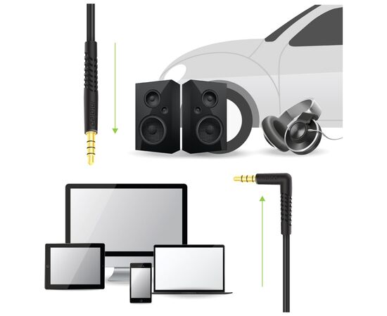 Дата кабель CBFLEXAL1 AUX 1.2m L-type Intaleo (1283126559594), изображение 3 Дата кабель CBFLEXAL1 AUX 1.2m L-type Intaleo (1283126559594), изображение 3