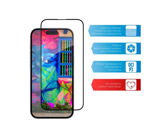 Стекло защитное ACCLAB Full Glue ESD Apple iPhone 14 Pro Max (1283126542060), изображение 4 Стекло защитное ACCLAB Full Glue ESD Apple iPhone 14 Pro Max (1283126542060), изображение 4