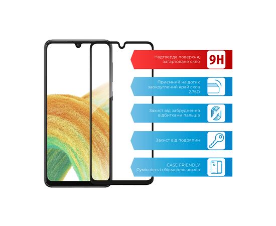 Стекло защитное ACCLAB Full Glue Samsung A33 5G (1283126522383), изображение 3 Стекло защитное ACCLAB Full Glue Samsung A33 5G (1283126522383), изображение 3