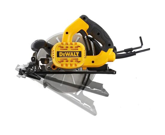 Дисковая пила DeWALT 1500 Вт, диск 190х30 мм, 4.0 кг (DWE5615), изображение 4 Дисковая пила DeWALT 1500 Вт, диск 190х30 мм, 4.0 кг (DWE5615), изображение 4