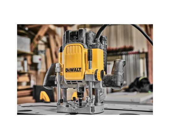 Фрезер DeWALT 2300 Вт, 9000 - 22000 об/мин, цанговый патрон 12 мм, 6.1 кг (DWE625), изображение 5 Фрезер DeWALT 2300 Вт, 9000 - 22000 об/мин, цанговый патрон 12 мм, 6.1 кг (DWE625), изображение 5