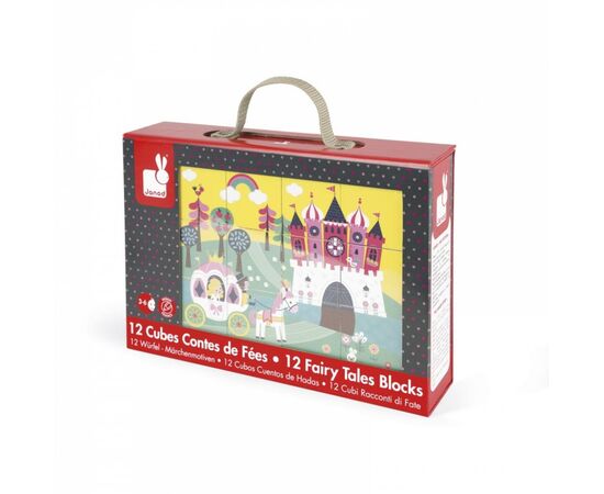 Кубики Janod Сказки 12 эл. (J02983), изображение 3 Кубики Janod Сказки 12 эл. (J02983), изображение 3