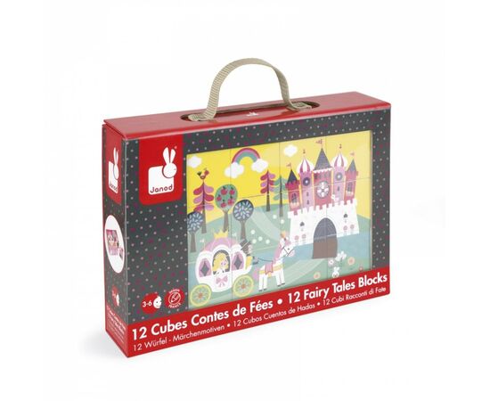 Кубики Janod Сказки 12 эл. (J02983), изображение 4 Кубики Janod Сказки 12 эл. (J02983), изображение 4