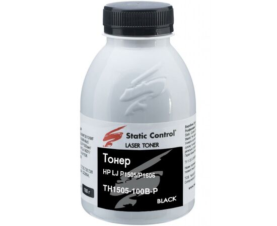 Тонер HP LJ P1505/P1606 100г, фасовка Static Control (TH1505-100B-P)