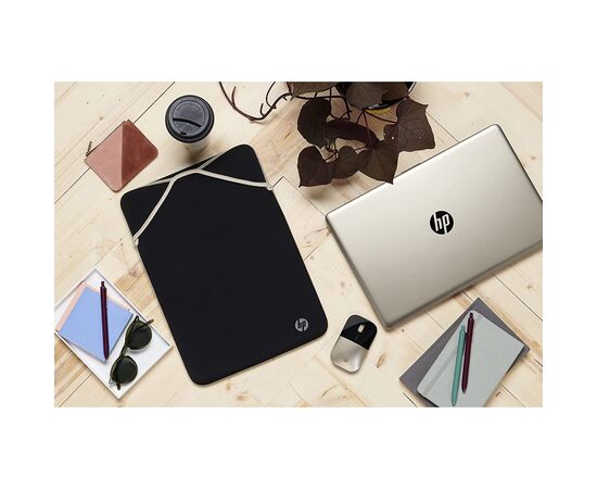 Чехол для ноутбука HP 14" Protective Reversible BLK/GLD Laptop Sleeve (2F1X3AA), изображение 2 Чехол для ноутбука HP 14" Protective Reversible BLK/GLD Laptop Sleeve (2F1X3AA), изображение 2