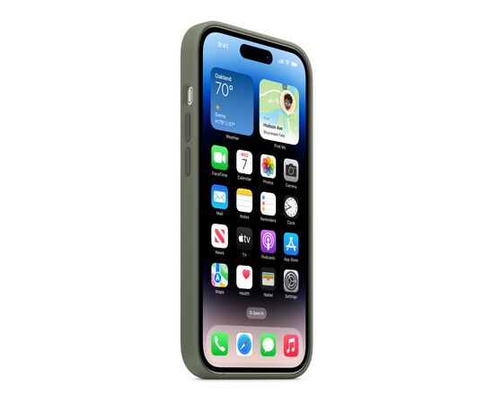 Чехол для мобильного телефона Apple iPhone 14 Pro Silicone Case with MagSafe - Olive,Model A2912 (MQUH3ZE/A), изображение 3 Чехол для мобильного телефона Apple iPhone 14 Pro Silicone Case with MagSafe - Olive,Model A2912 (MQUH3ZE/A), изображение 3