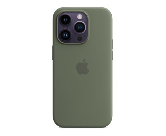 Чехол для мобильного телефона Apple iPhone 14 Pro Silicone Case with MagSafe - Olive,Model A2912 (MQUH3ZE/A), изображение 4 Чехол для мобильного телефона Apple iPhone 14 Pro Silicone Case with MagSafe - Olive,Model A2912 (MQUH3ZE/A), изображение 4