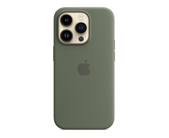 Чехол для мобильного телефона Apple iPhone 14 Pro Silicone Case with MagSafe - Olive,Model A2912 (MQUH3ZE/A), изображение 5 Чехол для мобильного телефона Apple iPhone 14 Pro Silicone Case with MagSafe - Olive,Model A2912 (MQUH3ZE/A), изображение 5