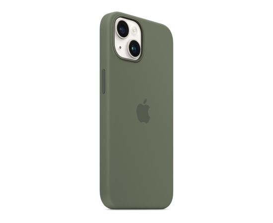 Чохол до мобільного телефона Apple iPhone 14 Silicone Case with MagSafe - Olive,Model A2910 (MQU83ZE/A), зображення 2 Чохол до мобільного телефона Apple iPhone 14 Silicone Case with MagSafe - Olive,Model A2910 (MQU83ZE/A), зображення 2