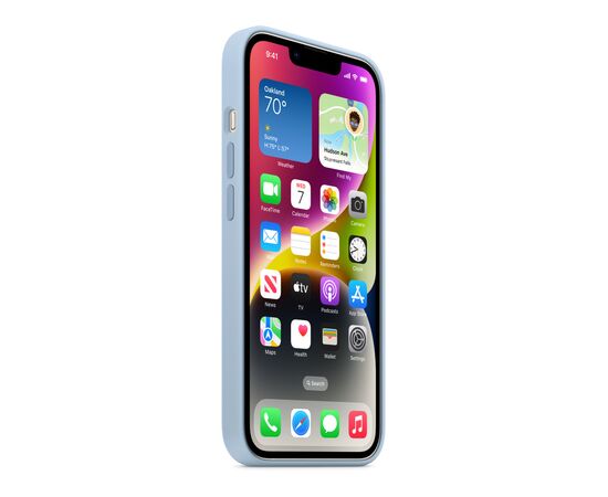 Чехол для мобильного телефона Apple iPhone 14 Silicone Case with MagSafe - Sky,Model A2910 (MQU93ZE/A), изображение 3 Чехол для мобильного телефона Apple iPhone 14 Silicone Case with MagSafe - Sky,Model A2910 (MQU93ZE/A), изображение 3