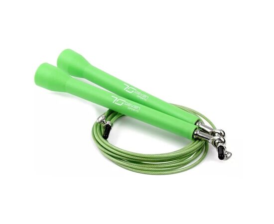 Скакалка 7Sports Elite Rope SK-5 швидкісна 3м Зелена (SK-5 GREEN), зображення 2 Скакалка 7Sports Elite Rope SK-5 швидкісна 3м Зелена (SK-5 GREEN), зображення 2