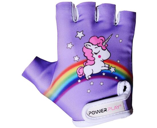 Велоперчатки PowerPlay 001 Єдиноріг Фіолетові XS (001_Purple_XS), изображение 2 Велоперчатки PowerPlay 001 Єдиноріг Фіолетові XS (001_Purple_XS), изображение 2