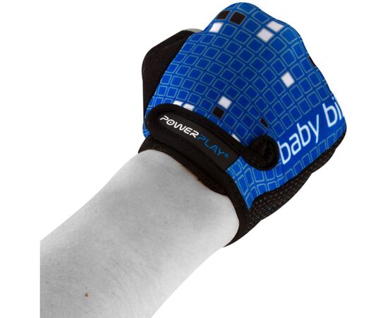 Велоперчатки PowerPlay 5451 Синьо-Білі XS (5451_XS_Blue-White), изображение 3