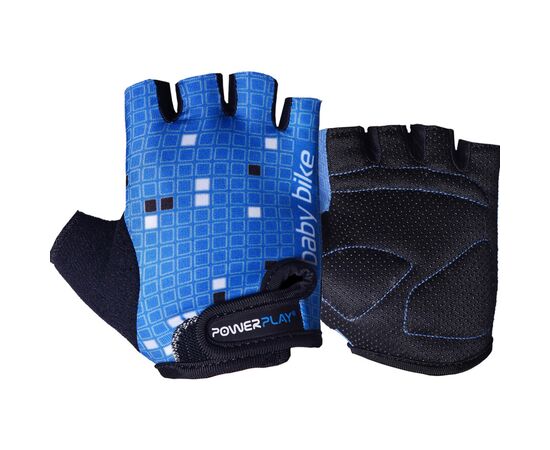 Велоперчатки PowerPlay 5451 Синьо-Білі XS (5451_XS_Blue-White)