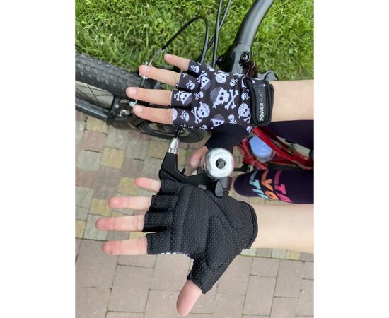 Велоперчатки PowerPlay 5454 Череп S (5454_S_Skulls), изображение 3 Велоперчатки PowerPlay 5454 Череп S (5454_S_Skulls), изображение 3