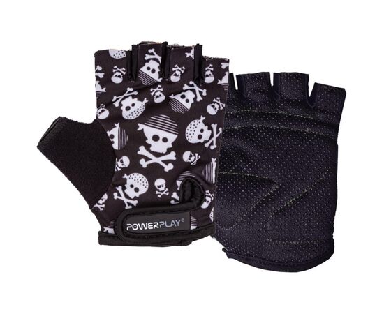 Велоперчатки PowerPlay 5454 Череп S (5454_S_Skulls)