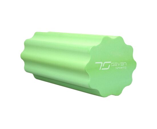 Масажний ролик 7Sports YOGA Roller EVA RO3-30 профільований 30 х 15 см Зелений (RO3-30 GREEN)