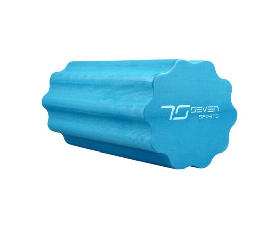 Масажний ролик 7Sports YOGA Roller EVA RO3-45 профільований 45 х 15 см Синій (RO3-45 BLUE)