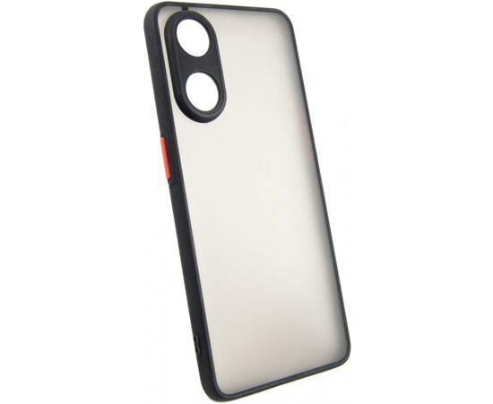 Чехол для мобильного телефона Dengos Matte OPPO Reno 8T (black) (DG-TPU-MATT-124), изображение 2 Чехол для мобильного телефона Dengos Matte OPPO Reno 8T (black) (DG-TPU-MATT-124), изображение 2