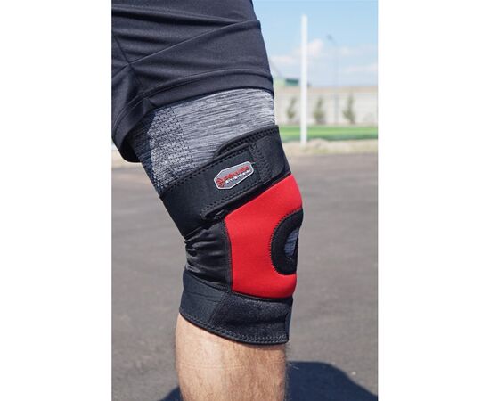 Фиксатор колена Power System Neo Knee Support PS-6012 Black/Red XL (PS-6012_XL_Black-Red), изображение 9 Фиксатор колена Power System Neo Knee Support PS-6012 Black/Red XL (PS-6012_XL_Black-Red), изображение 9