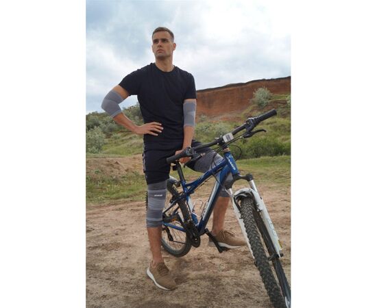Фиксатор колена Power System Knee Support PS-6002 Grey M (PS-6002_M_Grey), изображение 7 Фиксатор колена Power System Knee Support PS-6002 Grey M (PS-6002_M_Grey), изображение 7
