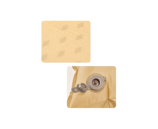 Туристический коврик Naturehike CNH22DZ013 двомісний з подушкою 30 мм Yellow (6975641889601), изображение 5