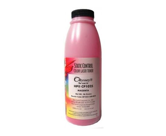 Тонер HP CLJ CP1025/СLJ 100 M175 Pro/CanonLBP7010 (Magenta) Static Control (HP1025-26B-MOS)
