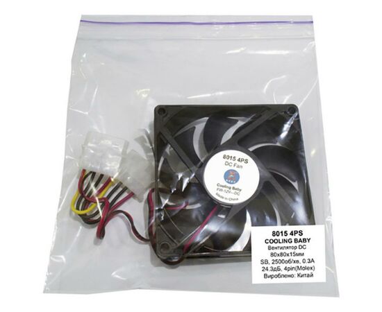 Кулер для корпуса Cooling Baby 8015 4PS, изображение 4 Кулер для корпуса Cooling Baby 8015 4PS, изображение 4