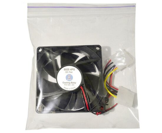 Кулер для корпуса Cooling Baby 8025 4PS, изображение 4 Кулер для корпуса Cooling Baby 8025 4PS, изображение 4