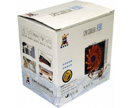 Кулер для процессора Cooling Baby R90 BLUE LED, изображение 7 Кулер для процессора Cooling Baby R90 BLUE LED, изображение 7