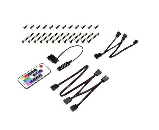 Кулер до корпусу ID-Cooling XF-12025-RGB-TRIO (3pcs Pack) (XF-12025-RGB-TRIO), зображення 4 Кулер до корпусу ID-Cooling XF-12025-RGB-TRIO (3pcs Pack) (XF-12025-RGB-TRIO), зображення 4