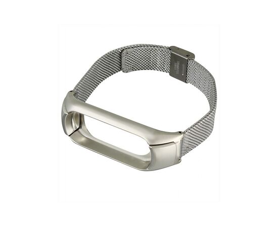 Ремінець до фітнес браслета BeCover Metal для Xiaomi Mi Smart Band 5 Silver (705147), зображення 2