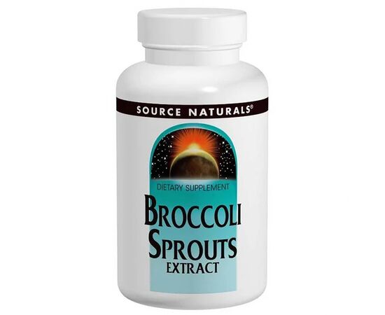 Травы Source Naturals Экстракт Брокколи 250 мг, 60 таблеток (SNS-01104)