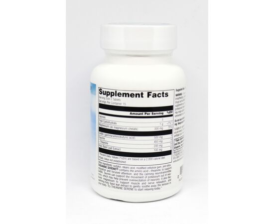 Аминокислота Source Naturals Теанин Серен, Serene Science, 30 таблеток (SN1774), изображение 2 Аминокислота Source Naturals Теанин Серен, Serene Science, 30 таблеток (SN1774), изображение 2