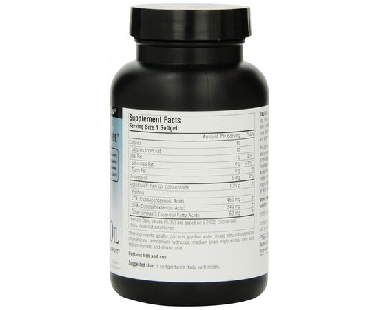 Жирные кислоты Source Naturals Омега 3 из Рыбьего Жира, ArcticPure, 60 желатиновых капсул (SNS-02013), изображение 2