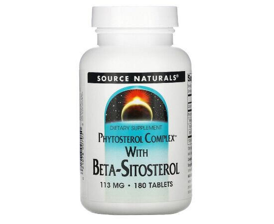 Травы Source Naturals Бета-Ситостерол 113мг, 180 таблеток (SNS-00705)