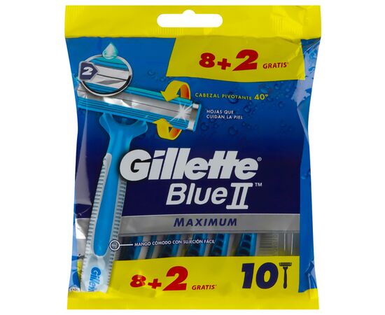 Бритва Gillette Blue 2 Max 10 шт. (8001090753397)